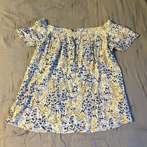 Old Navy floral peasant blouse